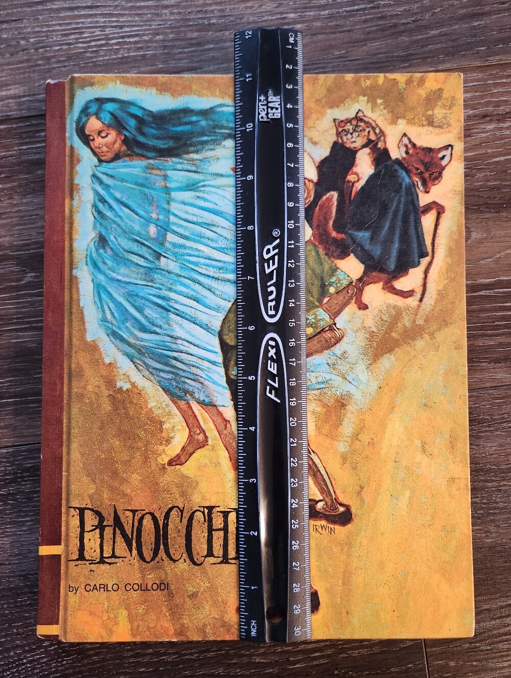 🤥 Vintage 1968 Pinocchio Hardcover | Educator Classic Library Disney - Picture 9 of 12